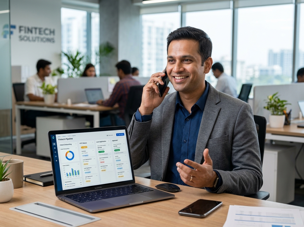 Saathi Finance dedicated loan advisor on call with customer